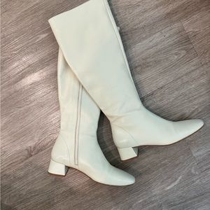 Zara leather boots